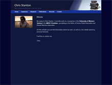 Tablet Screenshot of cjstanton.net